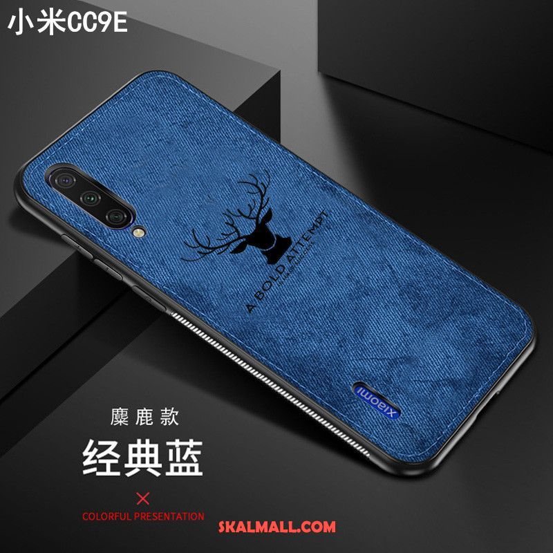 Xiaomi Mi 9 Lite Skal Kreativa Elk Trend Varumärke Blå Mönster På Rea