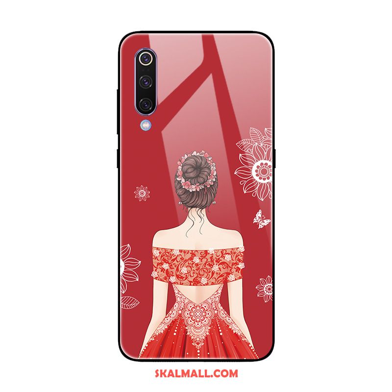 Xiaomi Mi 9 Se Skal Kreativa Pulver Röd Mobil Telefon Liten Fodral Billig