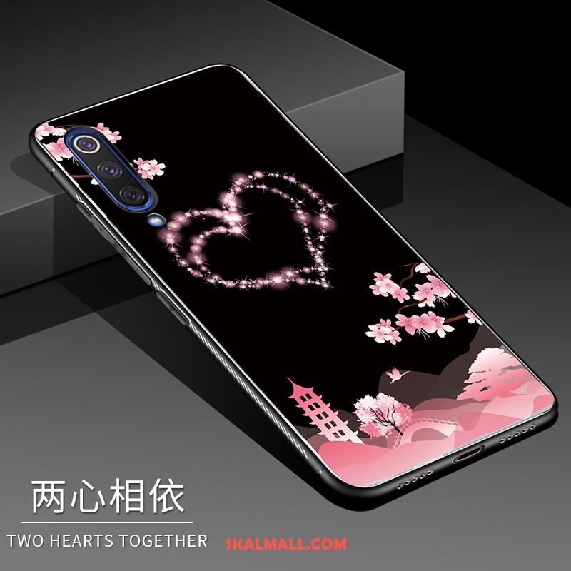 Xiaomi Mi 9 Se Skal Mode Liten Svart Glas Vacker Fodral Till Salu