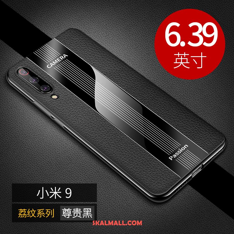 Xiaomi Mi 9 Skal Läder Lätt Och Tunt Silikon Skydd Ny Köpa
