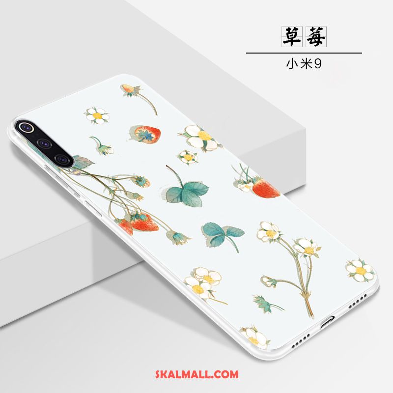 Xiaomi Mi 9 Skal Nubuck Silikon Liten Mobil Telefon Vit Billigt
