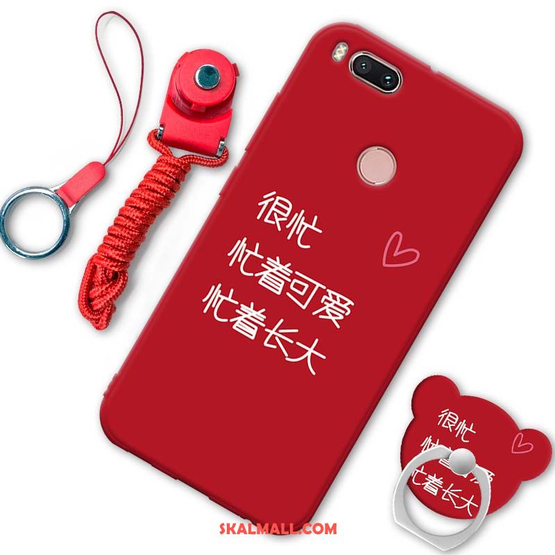 Xiaomi Mi A1 Skal All Inclusive Liten Röd Fallskydd Hängsmycken Rea