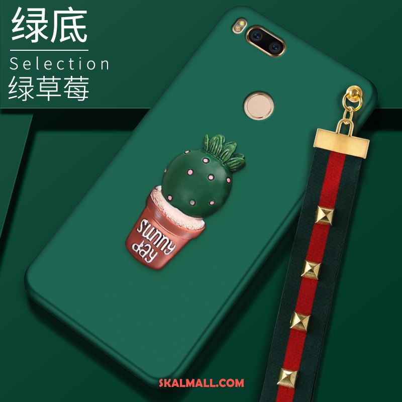 Xiaomi Mi A1 Skal Skydd Mobil Telefon Grön Skärmskydd Film Trend På Rea