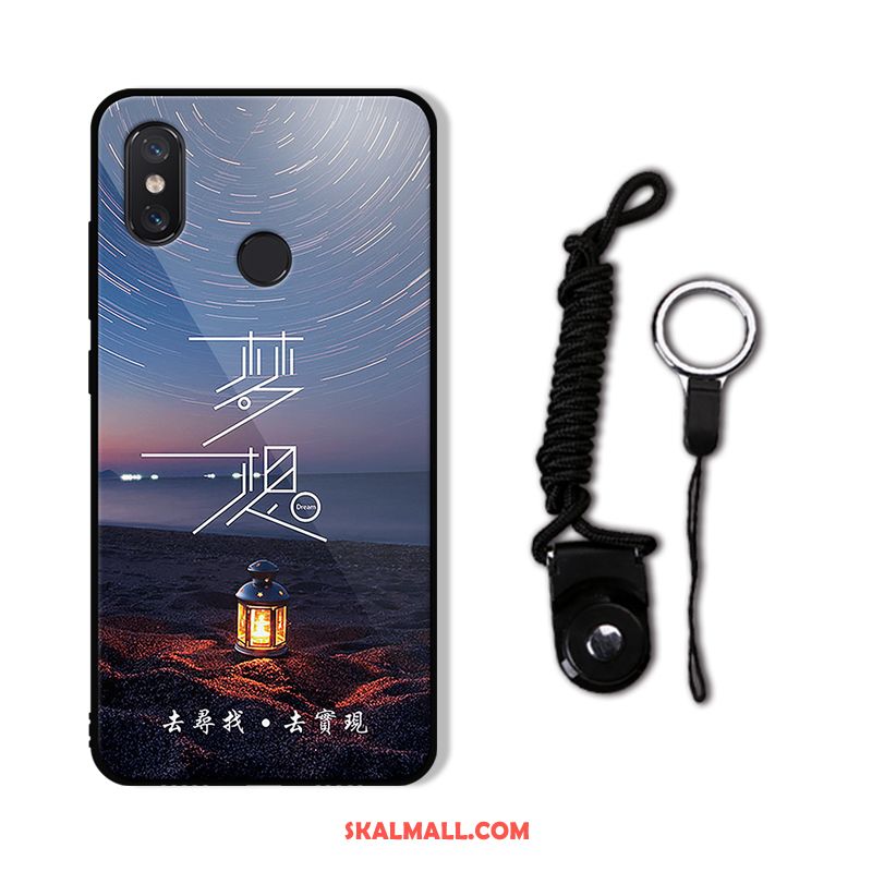 Xiaomi Mi A2 Skal Par Enkel Glas Trend Liten Billigt