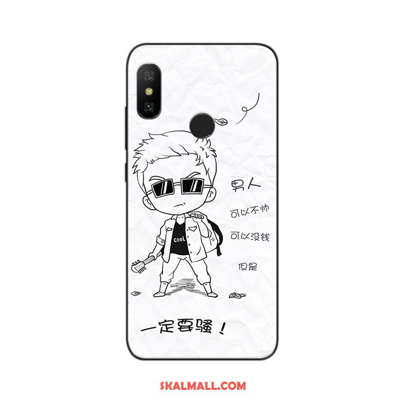 Xiaomi Mi A2 Skal Skydd Mobil Telefon Nubuck Målade Svart Köpa