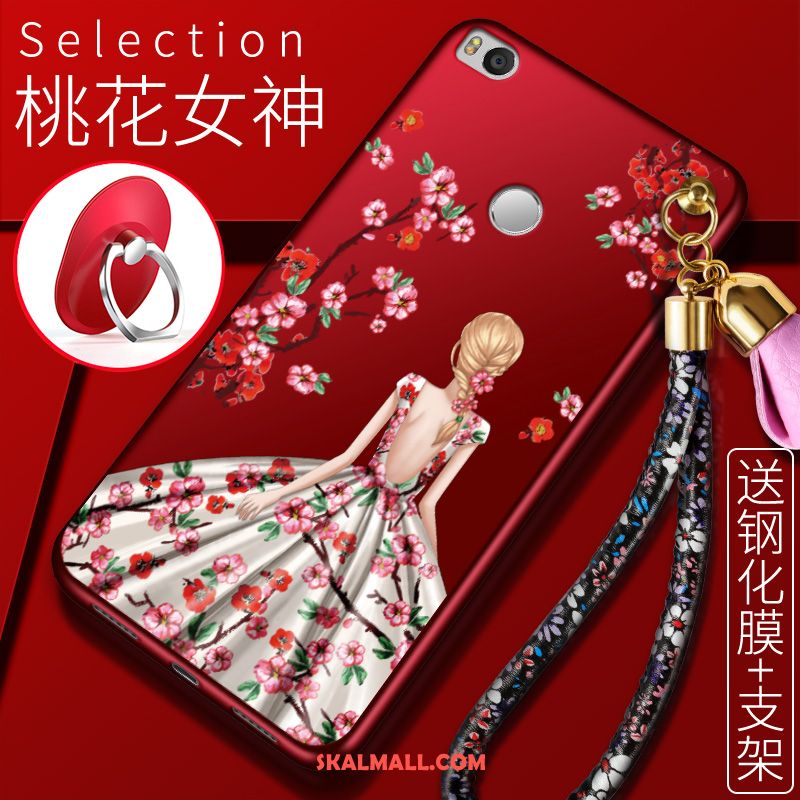 Xiaomi Mi Max 2 Skal All Inclusive Röd Mobil Telefon Liten Lätt Och Tunt Rea