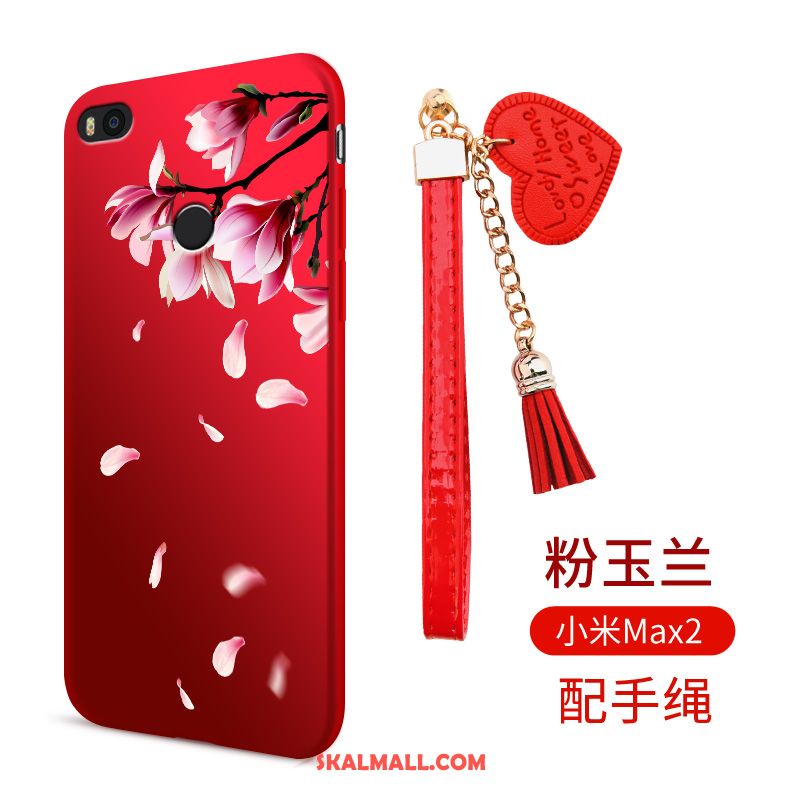 Xiaomi Mi Max 2 Skal Liten Röd Fallskydd All Inclusive Mjuk På Nätet