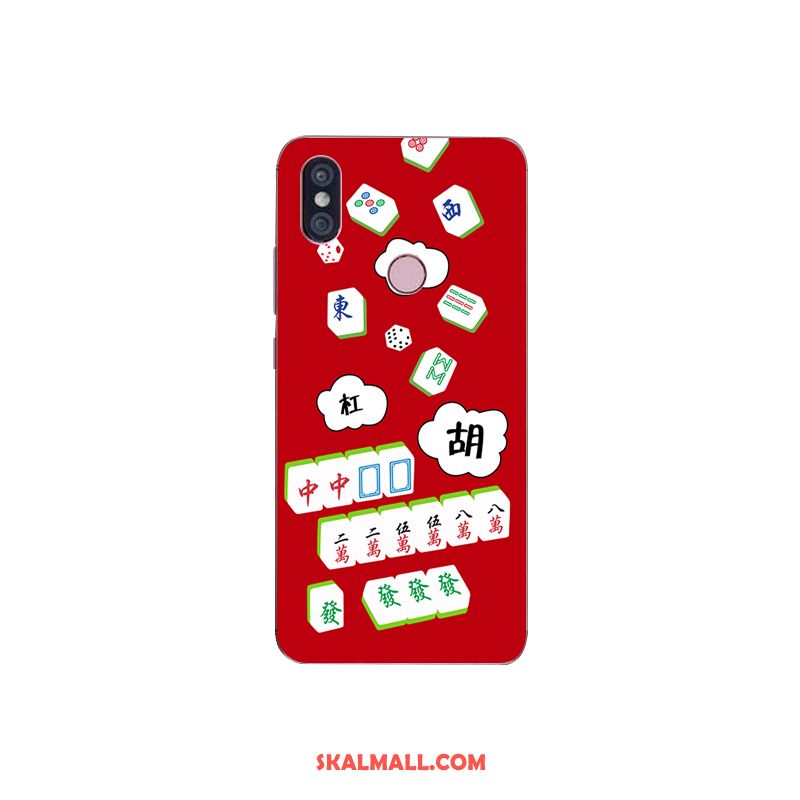 Xiaomi Mi Max 3 Skal Röd Liten Fallskydd Roliga Svart Köpa