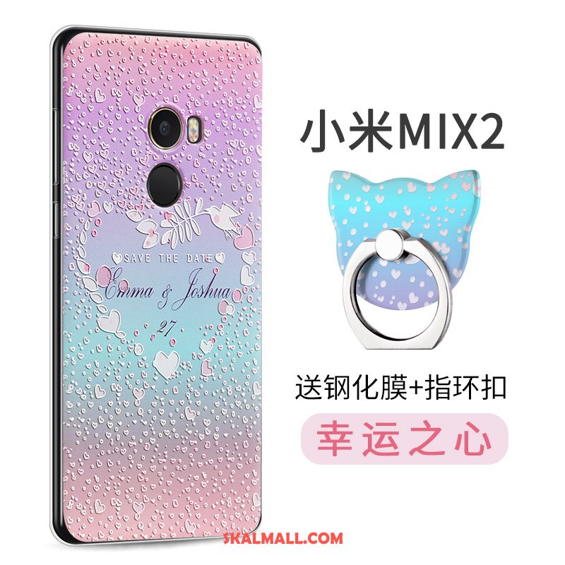 Xiaomi Mi Mix 2 Skal Fallskydd Mobil Telefon Blå Personlighet Silikon Butik