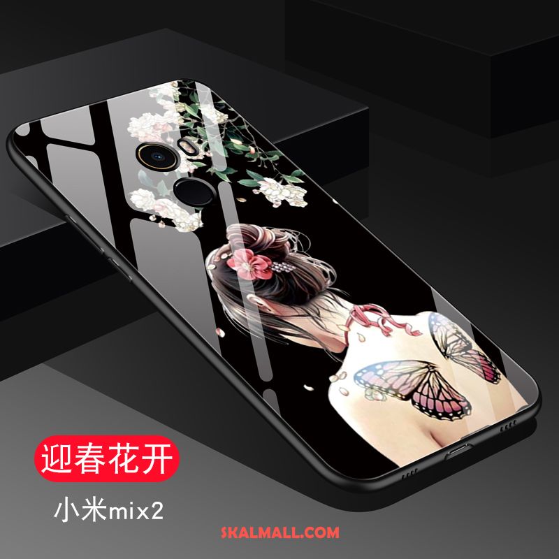 Xiaomi Mi Mix 2 Skal Glas Kreativa Trend Mjuk Liten Fodral Till Salu