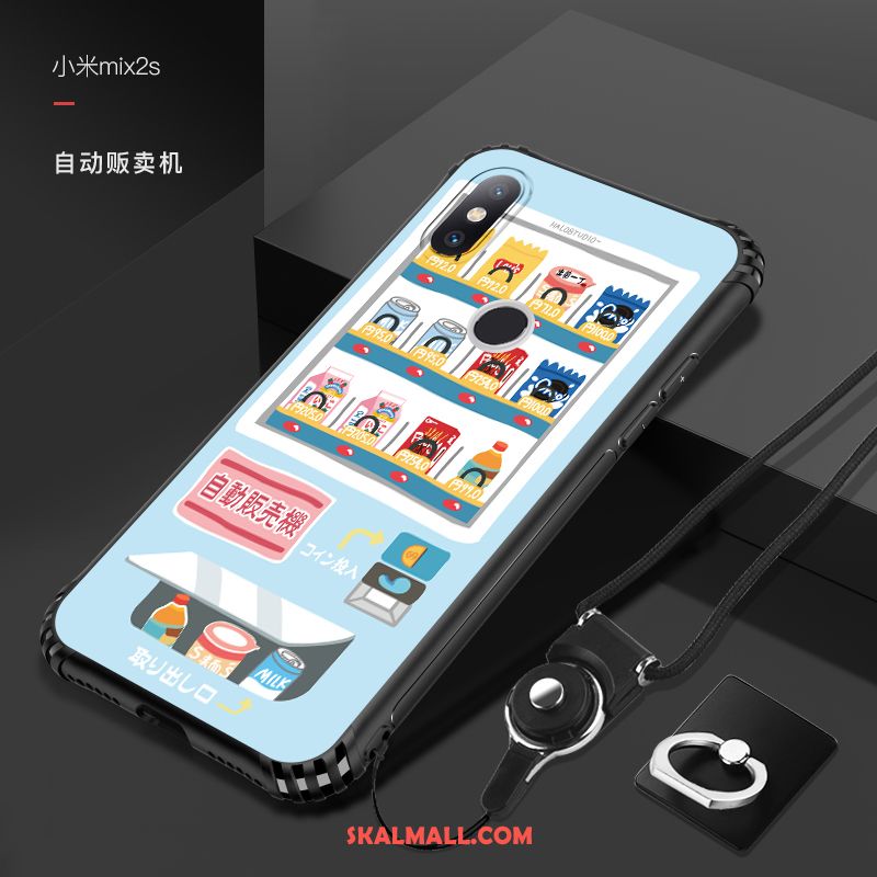 Xiaomi Mi Mix 2s Skal Kreativa Tecknat Silikon Svart Par På Nätet