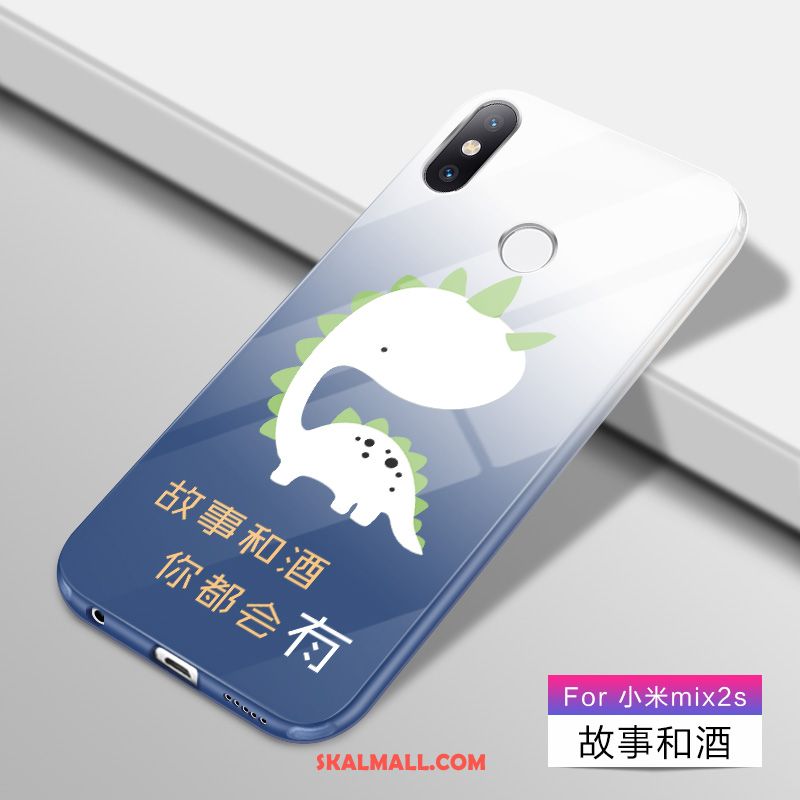 Xiaomi Mi Mix 2s Skal Transparent Gradient Silikon Tecknat Liten Fodral Köpa