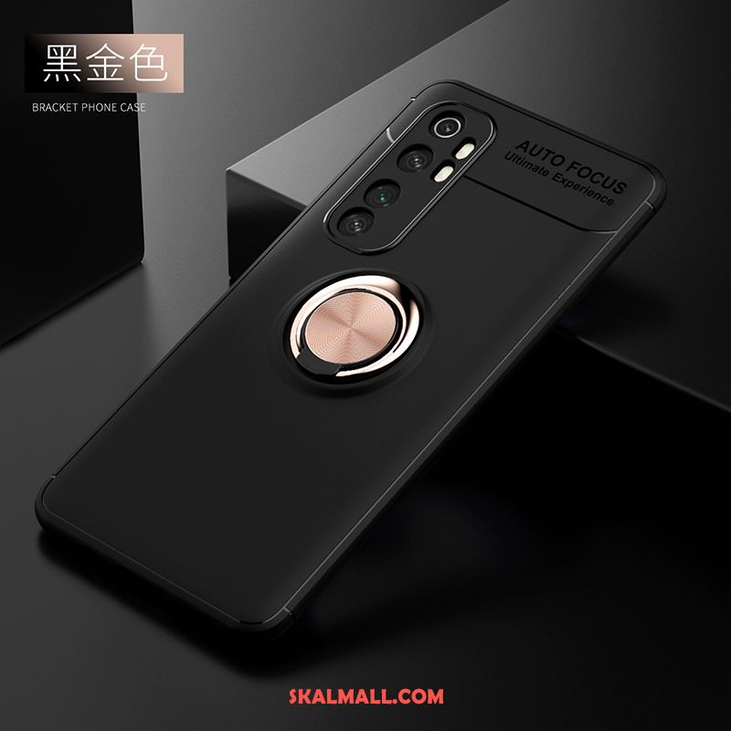 Xiaomi Mi Note 10 Lite Skal Support Nubuck Ring Fallskydd Mjuk På Nätet