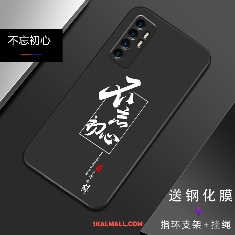 Xiaomi Mi Note 10 Lite Skal Svart Mobil Telefon Liten Mjuk Trend Varumärke På Nätet