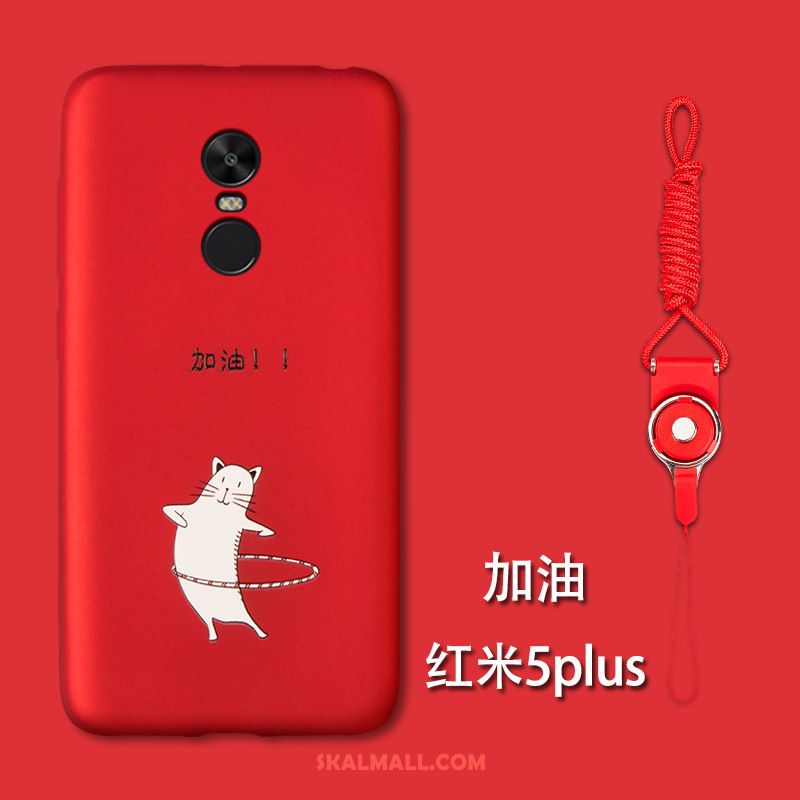 Xiaomi Redmi 5 Plus Skal Fallskydd Mjuk Gul Röd Mobil Telefon Billigt
