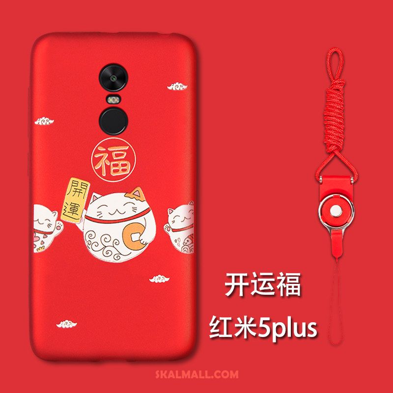 Xiaomi Redmi 5 Plus Skal Fallskydd Mjuk Gul Röd Mobil Telefon Billigt