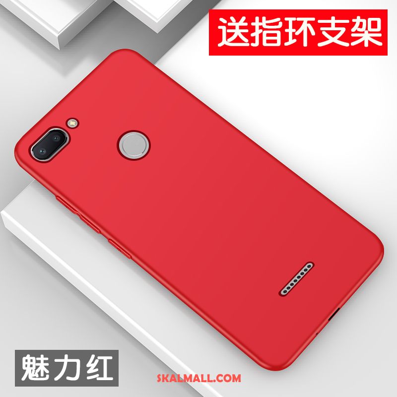 Xiaomi Redmi 6 Skal Fallskydd Personlighet Enkel Röd Mode Köpa