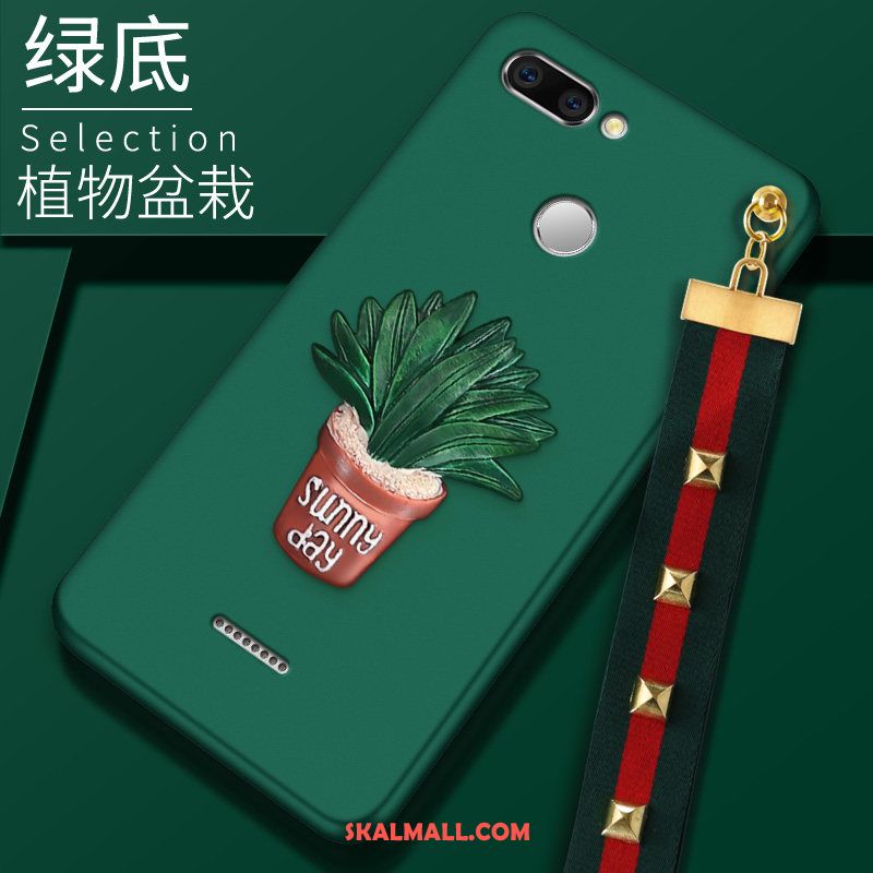 Xiaomi Redmi 6 Skal Trend Varumärke Mobil Telefon Grön Silikon Röd Billigt