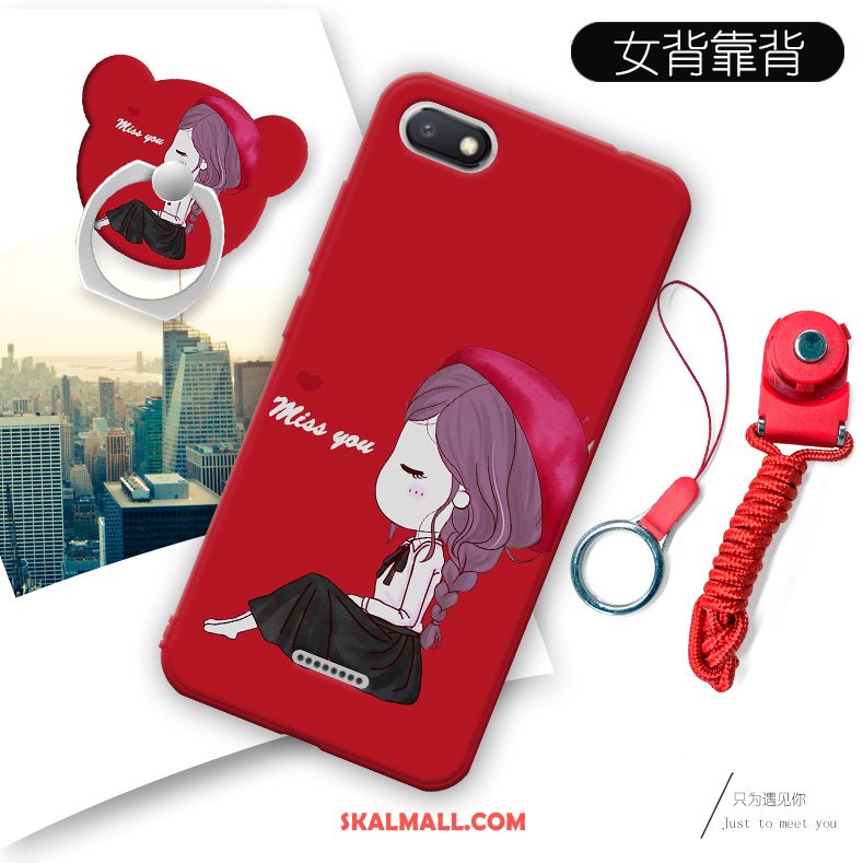 Xiaomi Redmi 6a Skal Fallskydd Mobil Telefon Röd Silikon Mjuk Butik