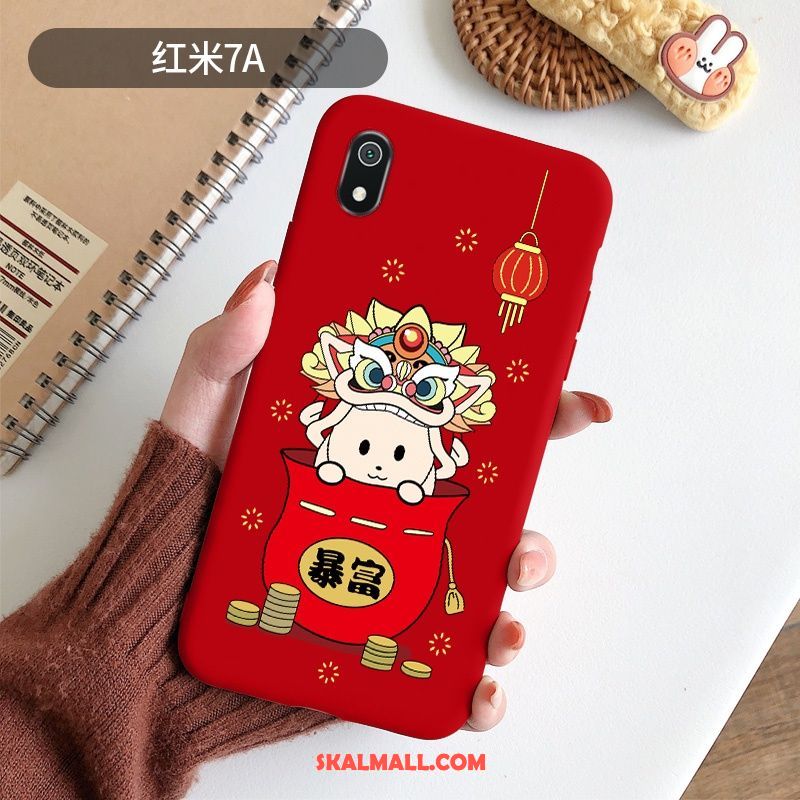 Xiaomi Redmi 7a Skal Röd Mobil Telefon Skydd Silikon Trend Köpa