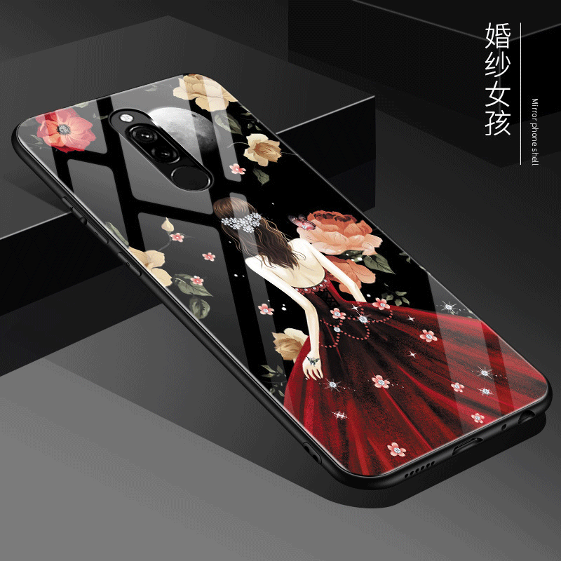 Xiaomi Redmi 8 Skal Fallskydd Glas Mobil Telefon Rosa Kreativa Billigt