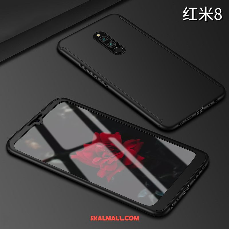 Xiaomi Redmi 8 Skal Skydd Fallskydd Röd Nubuck Mobil Telefon Billigt