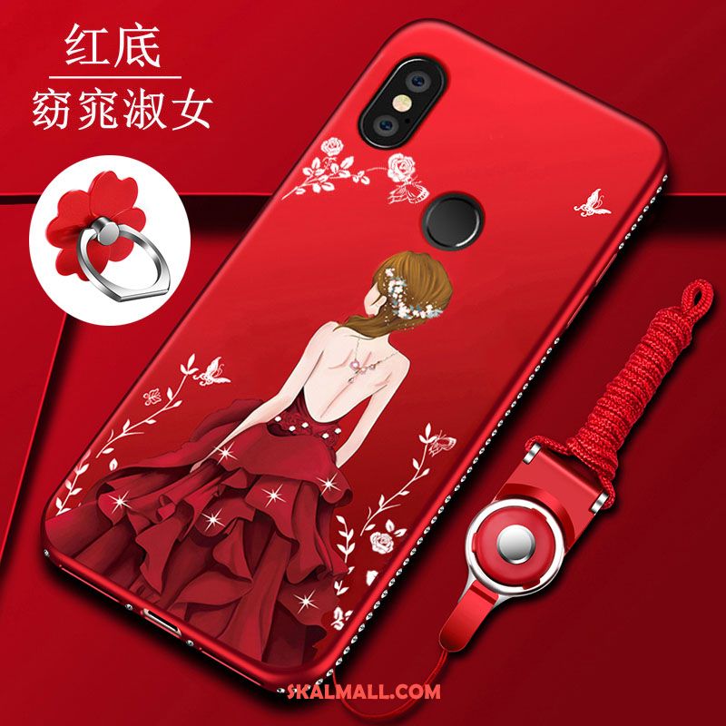 Xiaomi Redmi Note 5 Skal Mjuk Röd Mobil Telefon Liten Silikon Billigt