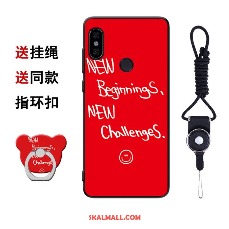 Xiaomi Redmi Note 5 Skal Personlighet Skydd Röd Grön Mobil Telefon Billig