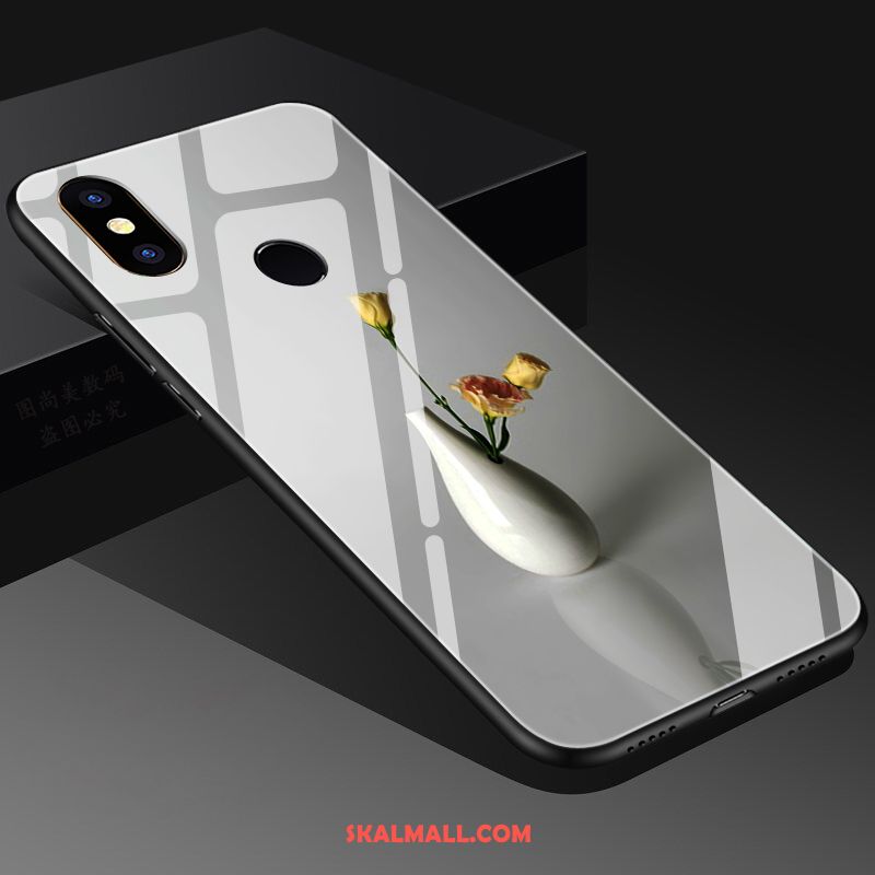 Xiaomi Redmi Note 5 Skal Vit Mobil Telefon Liten Hemming Glas Fodral Köpa