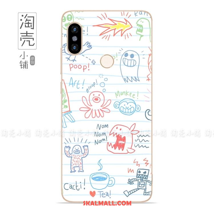 Xiaomi Redmi Note 5 Skal Vit Röd Liten Djur Mobil Telefon Rea