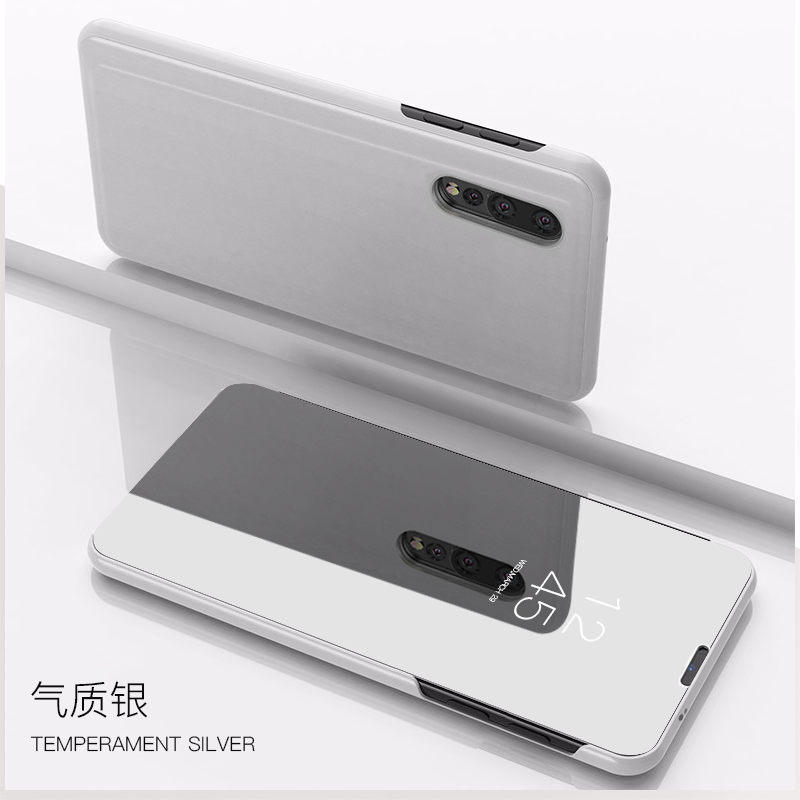 Xiaomi Redmi Note 8t Skal Täcka Liten Spegel Fallskydd Läderfodral Billiga