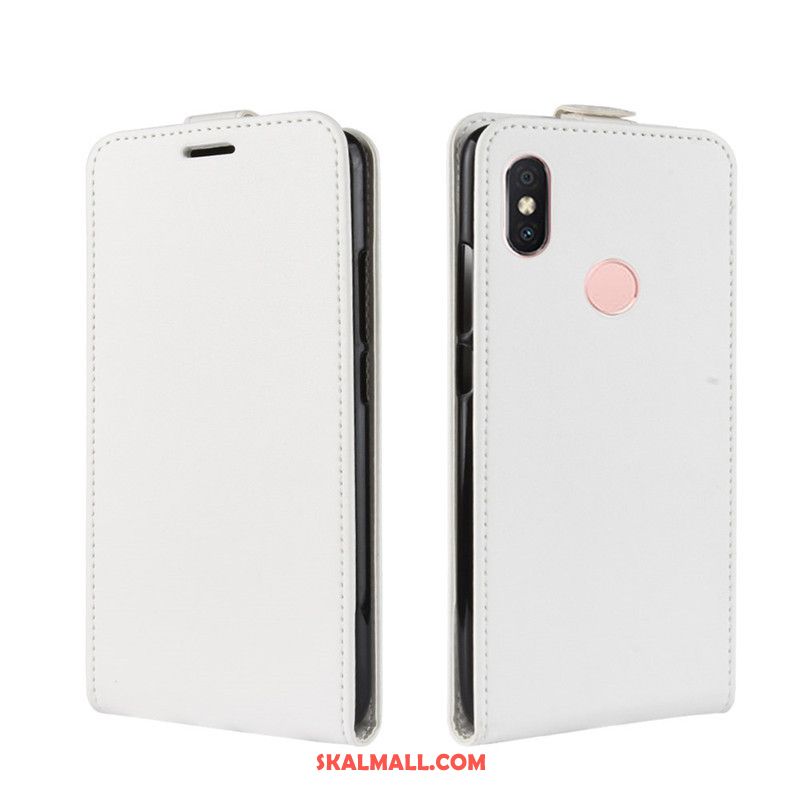 Xiaomi Redmi S2 Skal Fallskydd Mobil Telefon Plånbok Läderfodral Röd Billigt