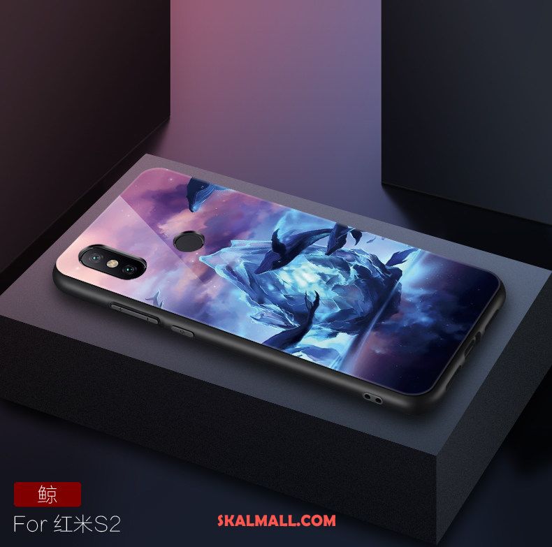 Xiaomi Redmi S2 Skal Fallskydd Silikon Kreativa Glas All Inclusive Fodral På Rea
