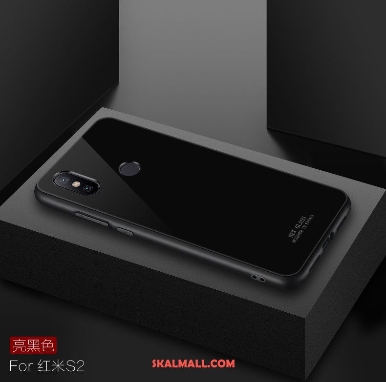 Xiaomi Redmi S2 Skal Silikon Personlighet Fallskydd Glas Mobil Telefon Fodral Till Salu