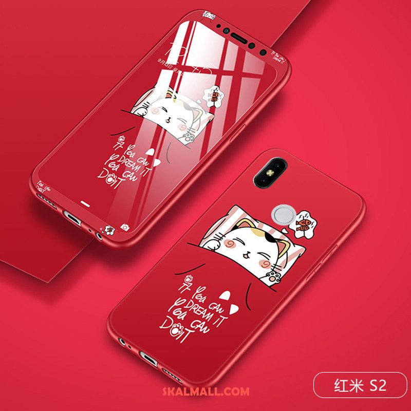 Xiaomi Redmi S2 Skal Trend Nubuck Par Vacker Skydd Billigt