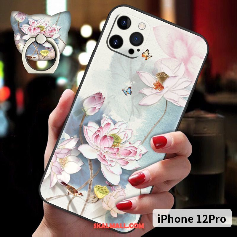 iPhone 12 Pro Skal All Inclusive Kinesisk Stil Ny Mjuk Rosa Rea