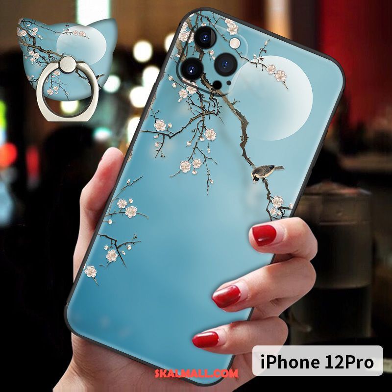 iPhone 12 Pro Skal All Inclusive Kinesisk Stil Ny Mjuk Rosa Rea