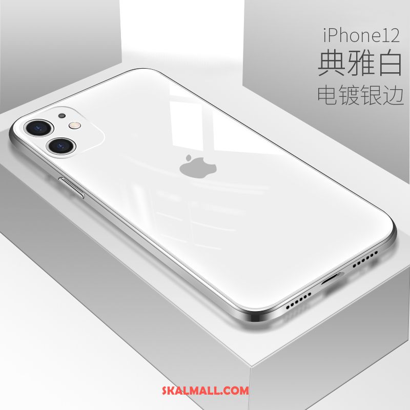 iPhone 12 Skal Fallskydd Blå Par Glas Spegel Online