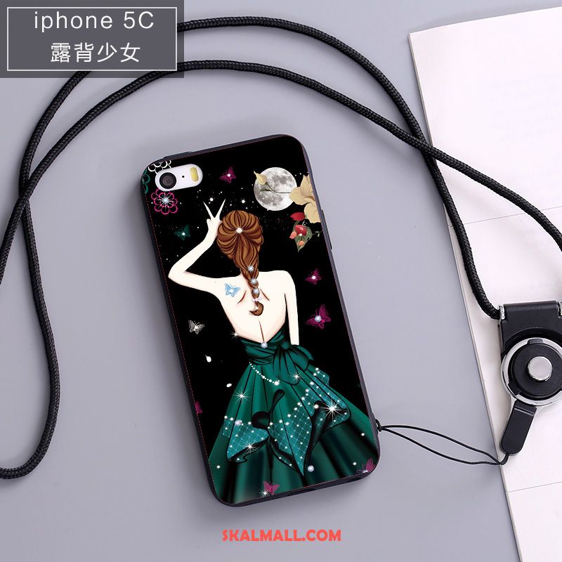 iPhone 5c Skal Mjuk Mobil Telefon Silikon Fallskydd Rosa Till Salu