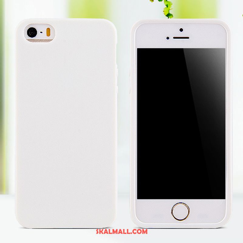 iPhone 5c Skal Solid Färg Fallskydd Pulver Röd Mobil Telefon Fodral Billigt