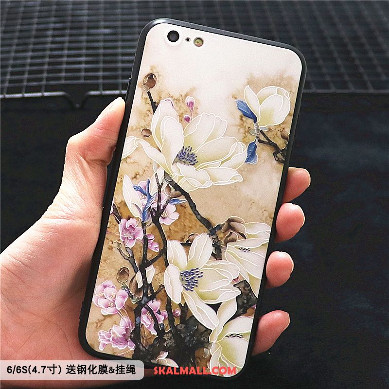 iPhone 6 / 6s Skal Nubuck Kinesisk Stil Silikon Mjuk Lättnad Billigt