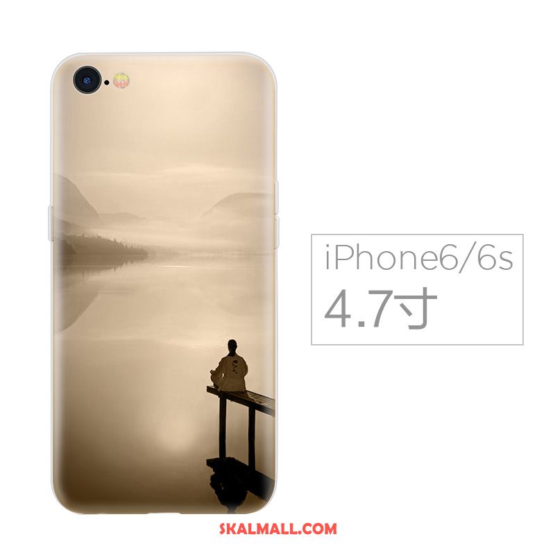 iPhone 6 / 6s Skal Trend Blå Kinesisk Stil Mjuk Silikon Rabatt
