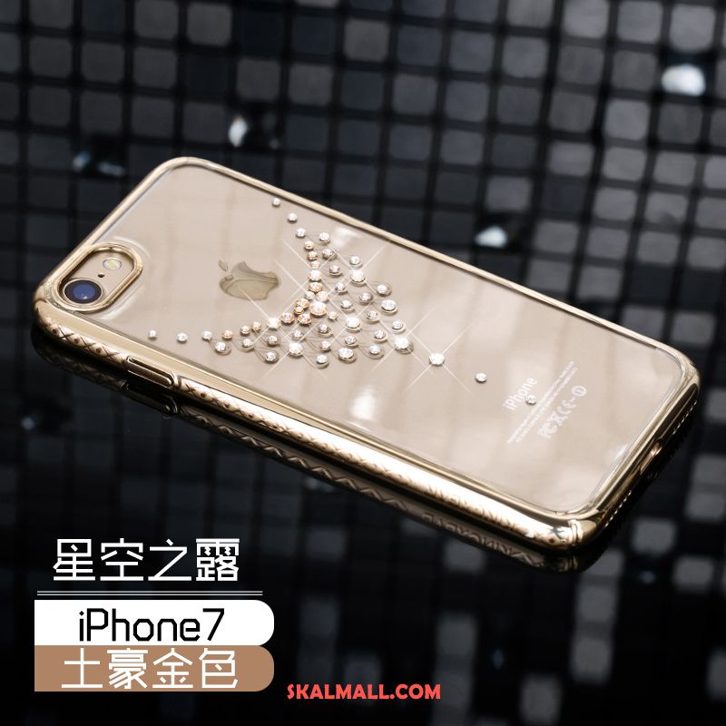 iPhone 7 Skal All Inclusive Guld Strass Hård Ny Rea