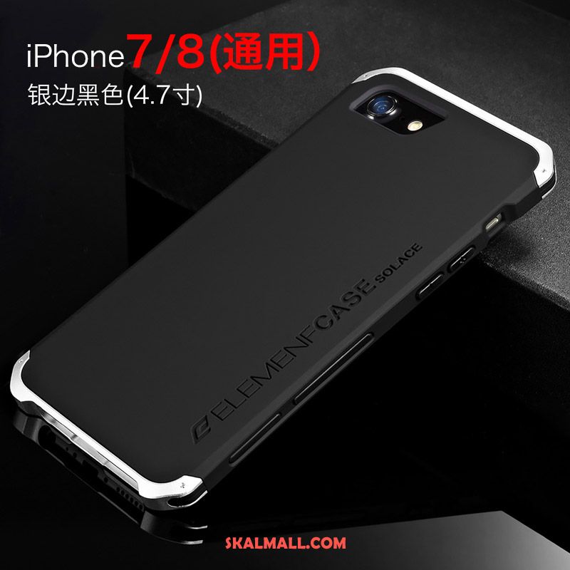 iPhone 8 Skal Trend Mobil Telefon Ny Metall Frame Online