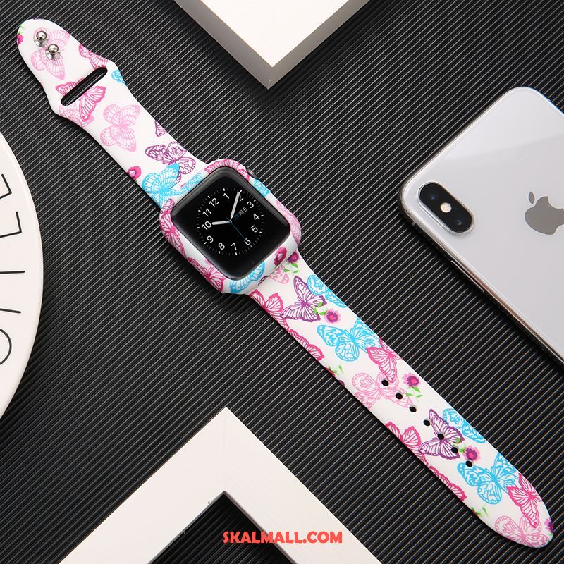 Apple Watch Series 1 Skal All Inclusive Silikon Rosa Skydd Kreativa Rea