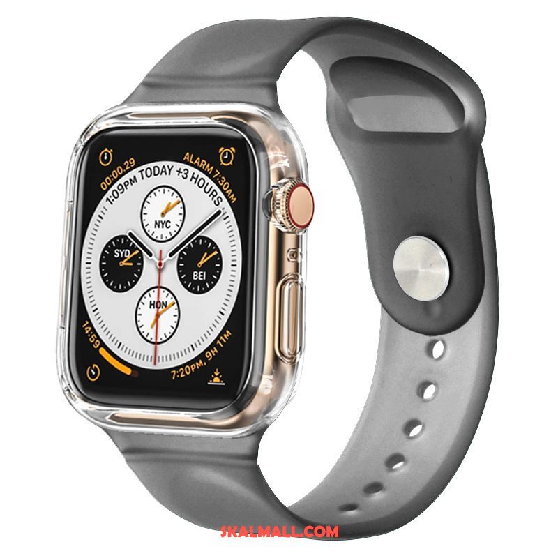 Apple Watch Series 3 Skal Skydd Bicolor Silikon Sport Svart Billig