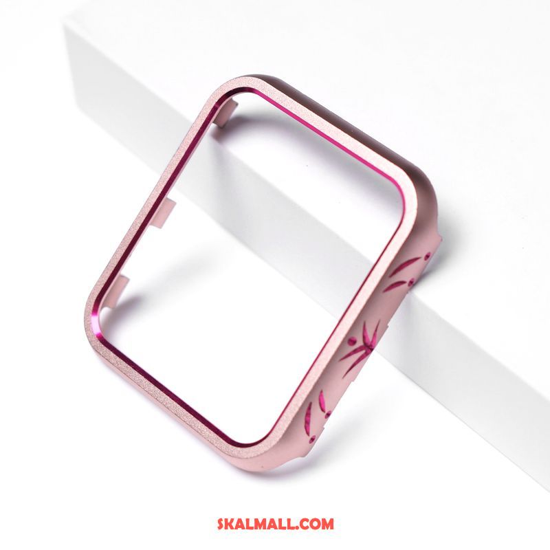 Apple Watch Series 5 Skal Med Strass Metall Rosa Fallskydd Billigt