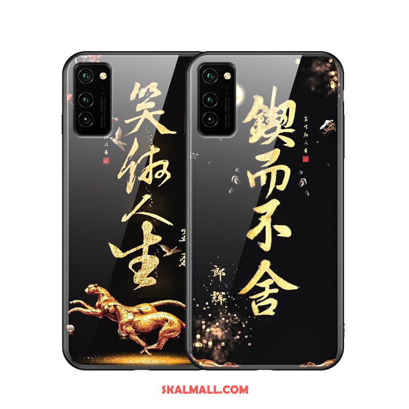 Honor View30 Pro Skal Kinesisk Stil Kreativa Mobil Telefon Svart Par Online