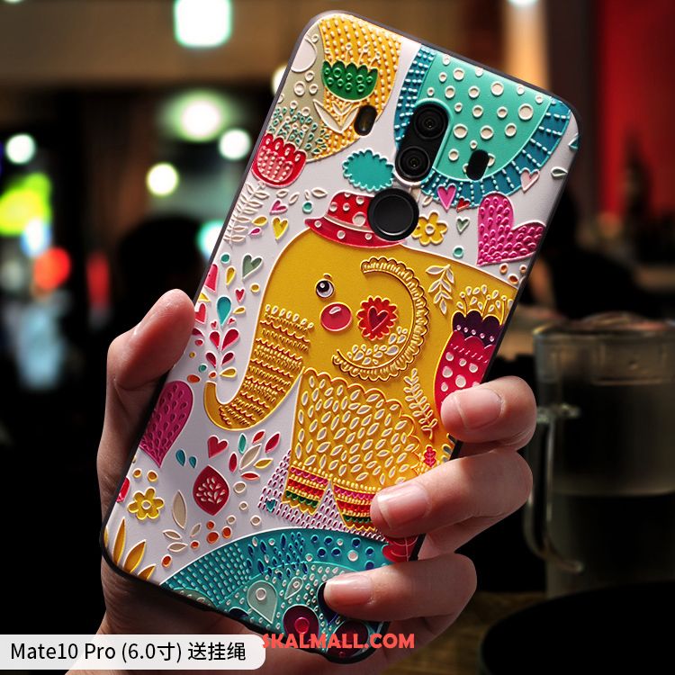 Huawei Mate 10 Pro Skal Färg Mobil Telefon Mjuk Lättnad Billigt