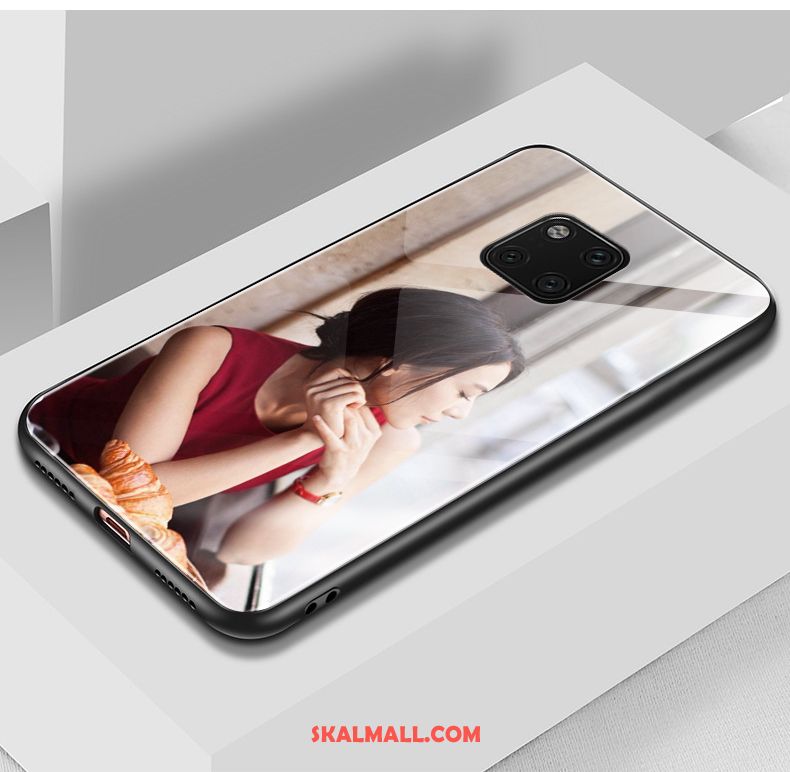 Huawei Mate 20 Pro Skal Mobil Telefon Anpassa Spegel Röd Mönster Till Salu